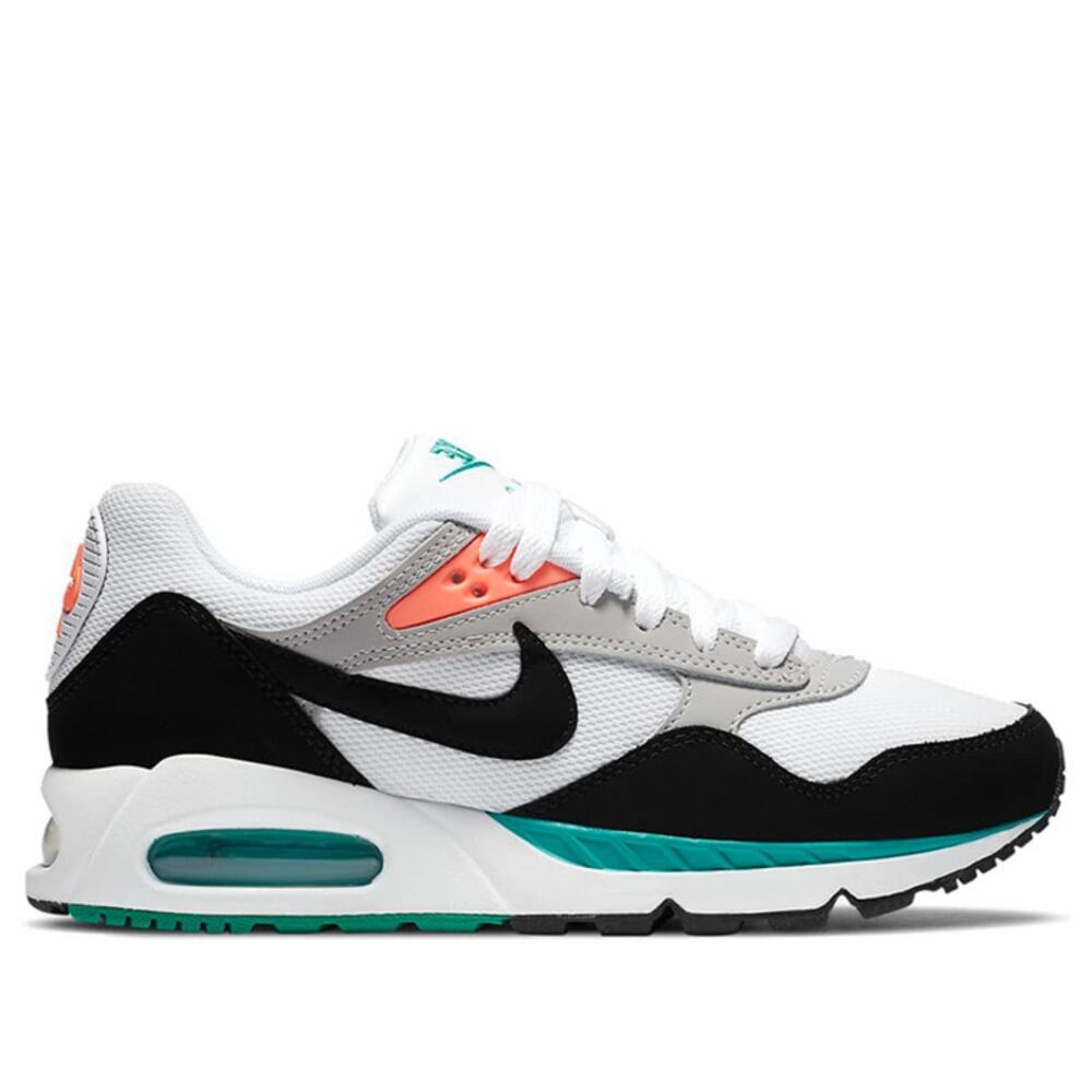 USED Nike Air Max Correlate Women's Running Shoes White/Green/Black 8.5 - Picture 3 of 4
